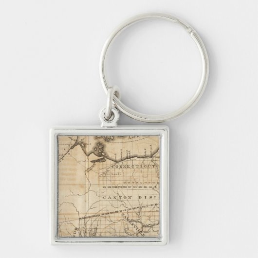 Ohio Karte Schlüsselanhänger (Vorne)