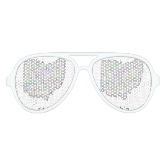Ohio-Karte Sonnenbrille (Vorderseite)