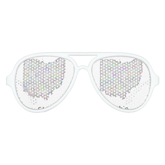 Ohio-Karte Sonnenbrille (Vorderseite)