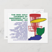 Ohio Kentucky Disk Golf Postkarte (Vorne/Hinten)