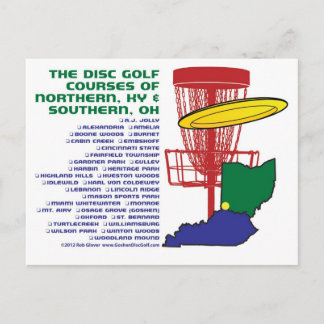 Ohio Kentucky Disk Golf Postkarte