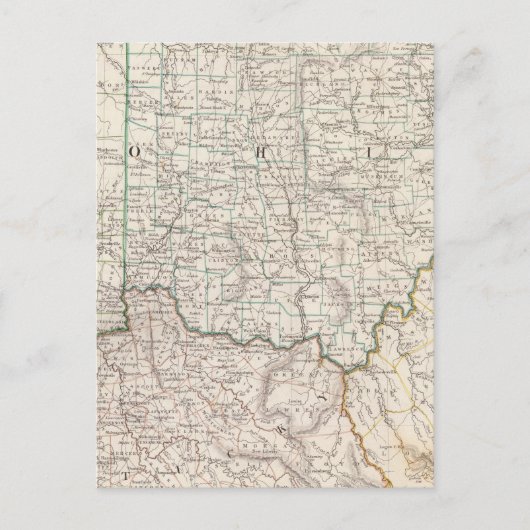 Ohio, Kentucky, Jungfrau Postkarte (Vorderseite)