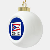 Ohio Keramik Kugel-Ornament (Rechts)