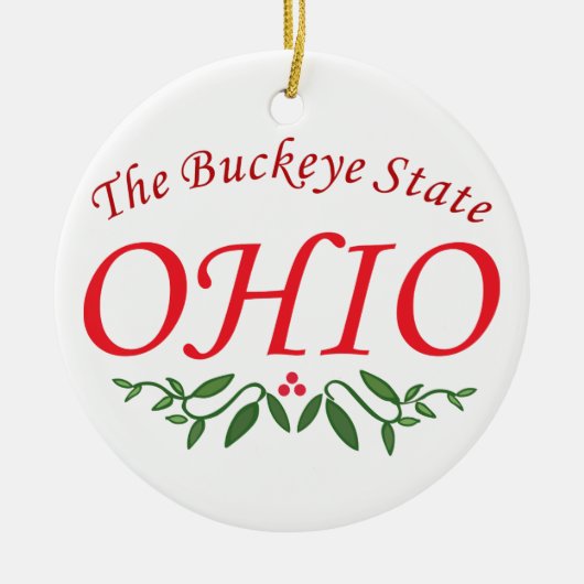 Ohio Keramik Ornament (Vorne)