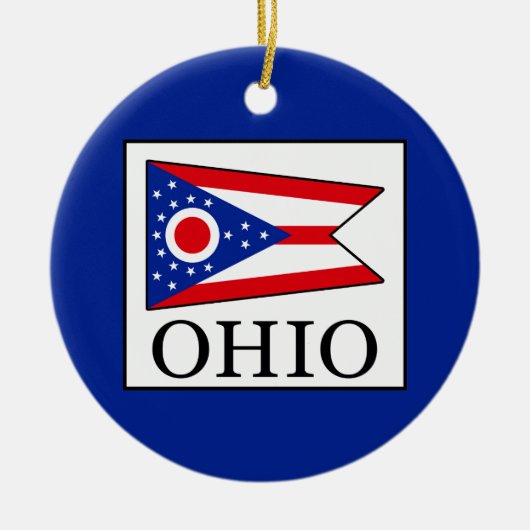 Ohio Keramik Ornament (Vorne)