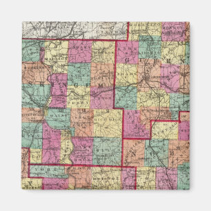 Ohio-Landkreis Magnet