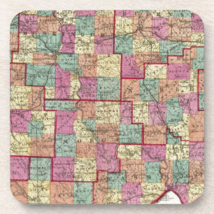 Ohio-Landkreis Untersetzer