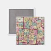Ohio Landkreise 2 Magnet (Vorderseite/Rückseite)
