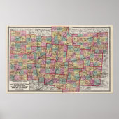 Ohio Landkreise 2 Poster (Vorne)