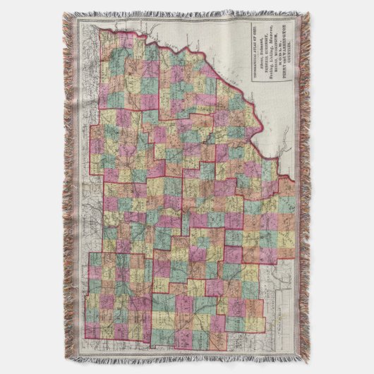 Ohio-Landkreise Decke (Vorderseite Vertikal)