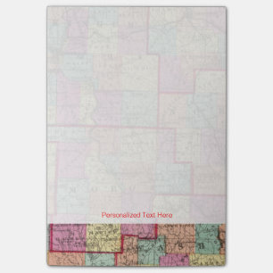 Ohio-Landkreise Post-it Klebezettel