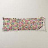 Ohio-Landkreise Seitenschläferkissen (Rückseite)