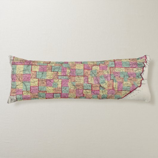 Ohio-Landkreise Seitenschläferkissen (Vorderseite)