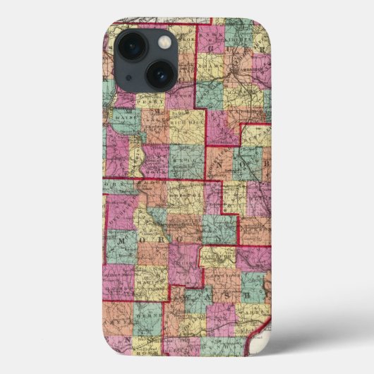 Ohio Landkreises Case-Mate iPhone Hülle (Rückseite)