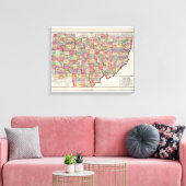 Ohio Landkreises Leinwanddruck (Insitu (Wohnzimmer))