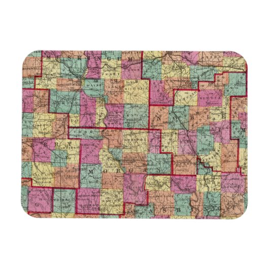 Ohio Landkreises Magnet (Horizontal)