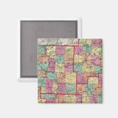 Ohio Landkreises Magnet (Vorderseite/Rückseite)