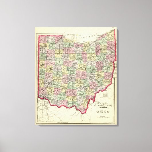 Ohio Leinwanddruck (Vorderseite)
