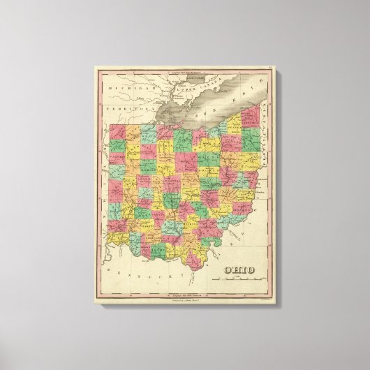 Ohio Leinwanddruck (Vorderseite)