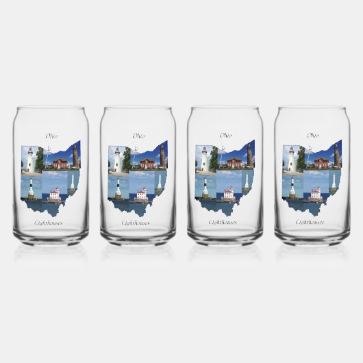Ohio Leuchttürme aus Glas (Vorderseite)
