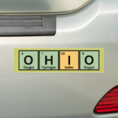Ohio machte von den Elementen Autoaufkleber (Auf Auto)
