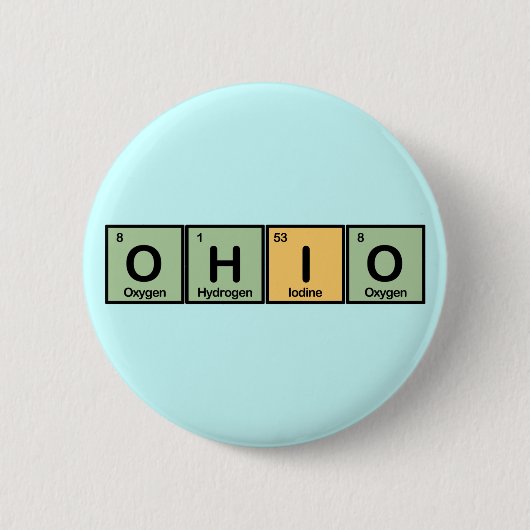 Ohio machte von den Elementen Button (Vorderseite)
