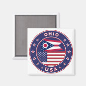 Ohio Magnet (Vorderseite/Rückseite)