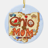 Ohio Mama Keramik Ornament (Vorne)