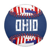 OHIO MAP BASEBALL (Rückseite)