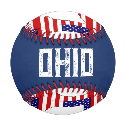 OHIO MAP BASEBALL (Rückseite)