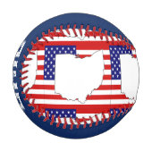 OHIO MAP BASEBALL (Vorderseite Links)