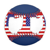 OHIO MAP BASEBALL (Vorderseite)
