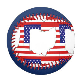 OHIO MAP BASEBALL
