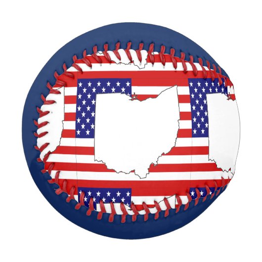 OHIO MAP BASEBALL (Vorderseite Links)