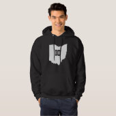 Ohio Map Matching Couple America Staat Wedding Tol Hoodie (Vorne ganz)