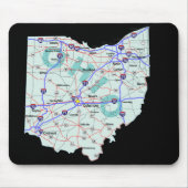 Ohio Map Mousepad (Vorne)