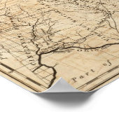 Ohio Map Poster (Ecke)