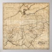Ohio Map Poster (Vorne)