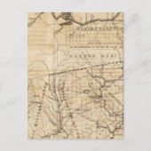 Ohio Map Postkarte (Vorderseite)