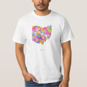 Ohio Map T Shirt (Vorderseite)