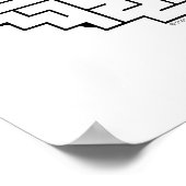 Ohio Maze Puzzle Poster (Ecke)