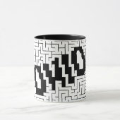 Ohio Maze Puzzle Tasse (Zentrum)