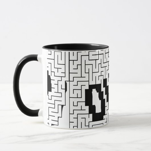 Ohio Maze Puzzle Tasse (Links)
