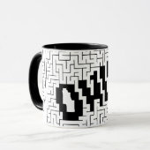 Ohio Maze Puzzle Tasse (Vorderseite Links)