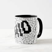 Ohio Maze Puzzle Tasse (VorderseiteRechts)