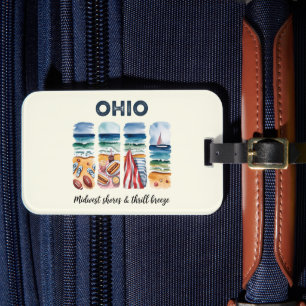 Ohio - Midwest Shoes & Thrill Breeze Gepäckanhänger