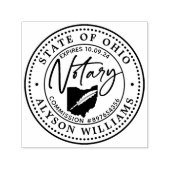 Ohio Modern Notary Public Permastempel (Design)