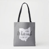 Ohio Monogram Staat Tote Bag Tasche (Vorderseite)