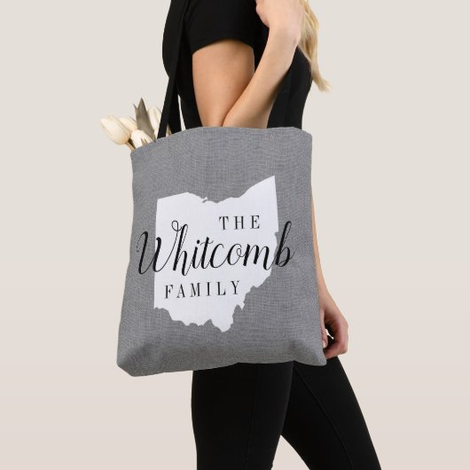 Ohio Monogram Staat Tote Bag Tasche (Von Nahem)