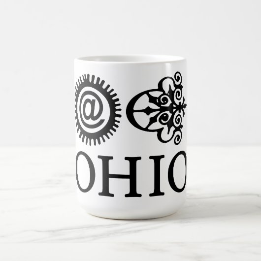 Ohio MuGlyph Kaffeetasse (Mittel)